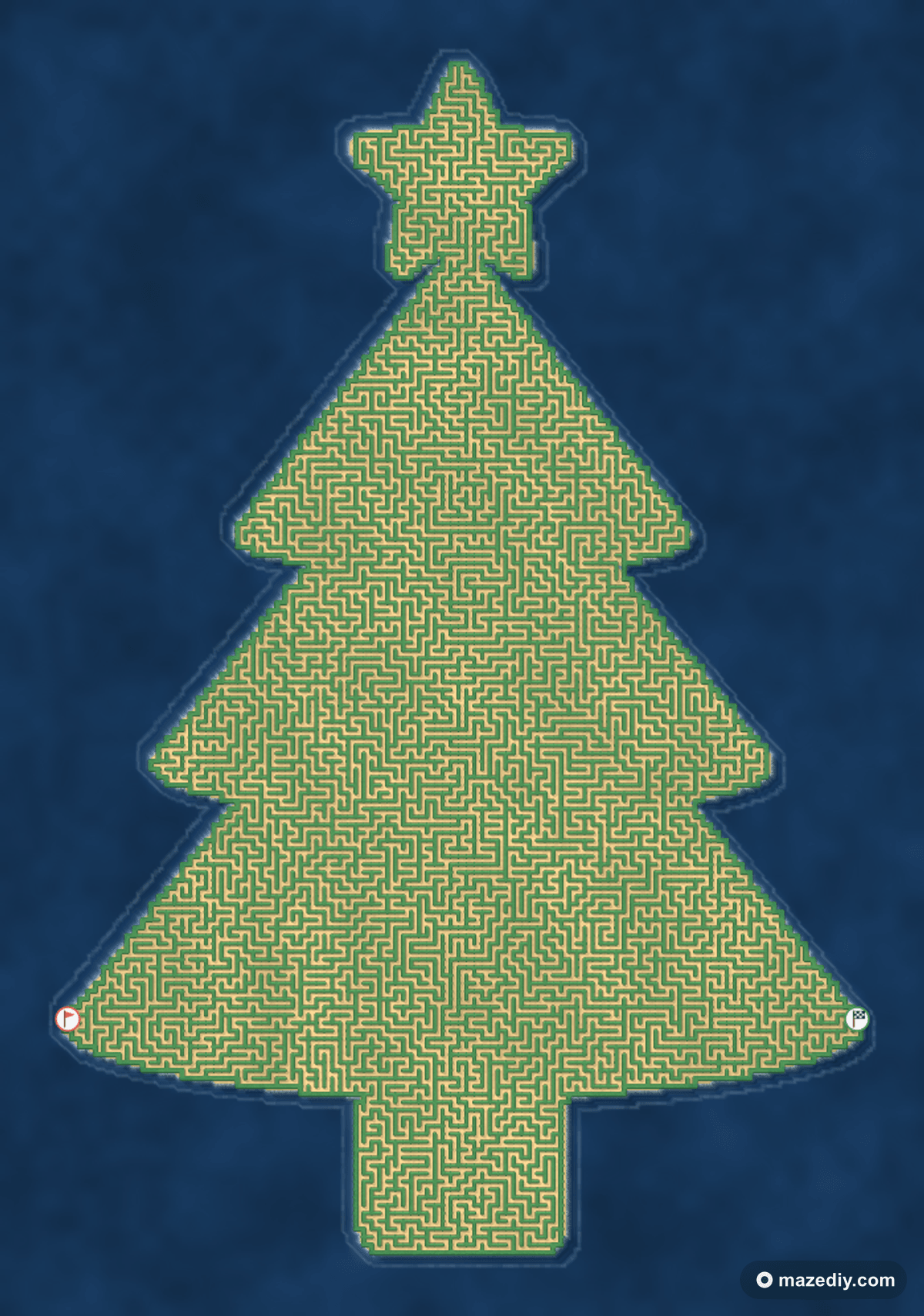 Holiday Mazes example