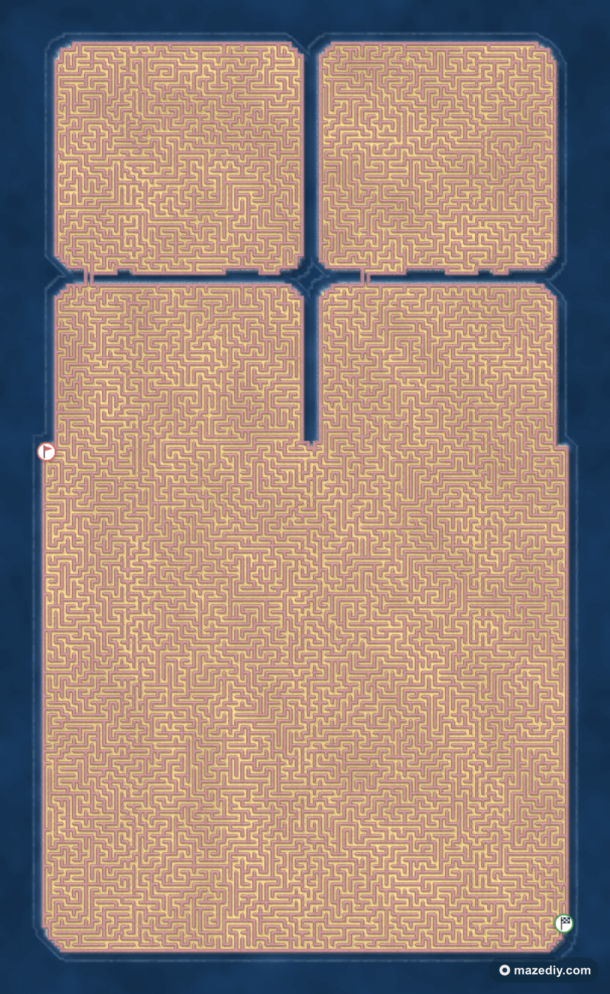 Chocolate Bar maze — free printable