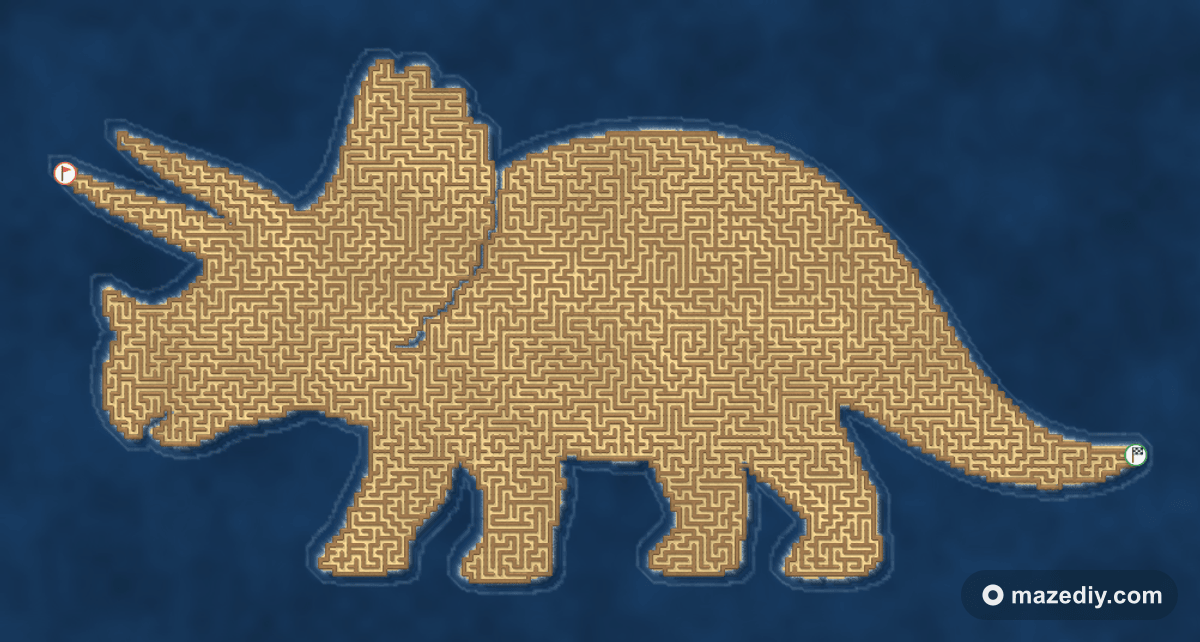 Dinosaur Mazes example