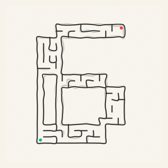 Letter S | 字母 S — free maze worksheet Letter S | 字母 S — printable picture maze
