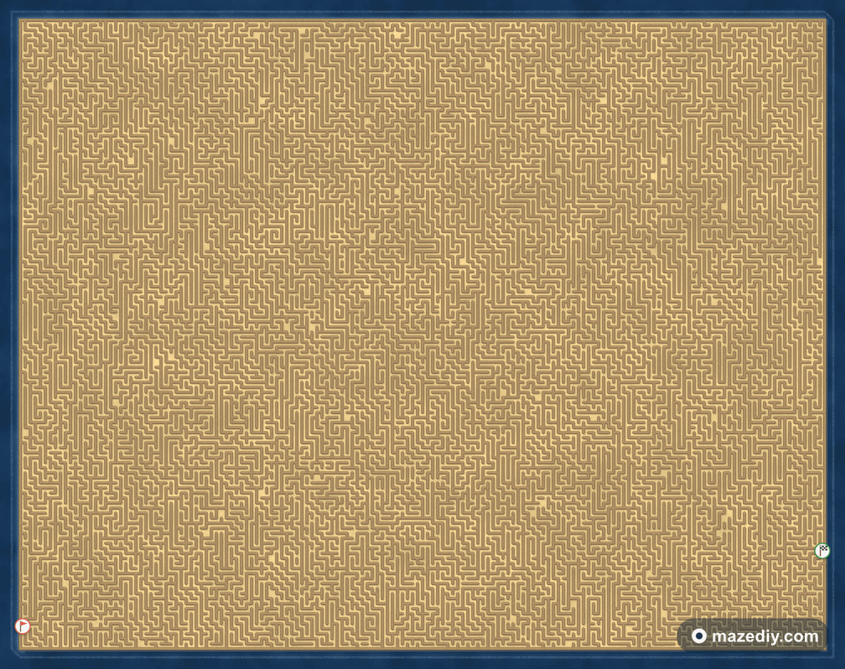 Wyoming shaped maze thumbnail